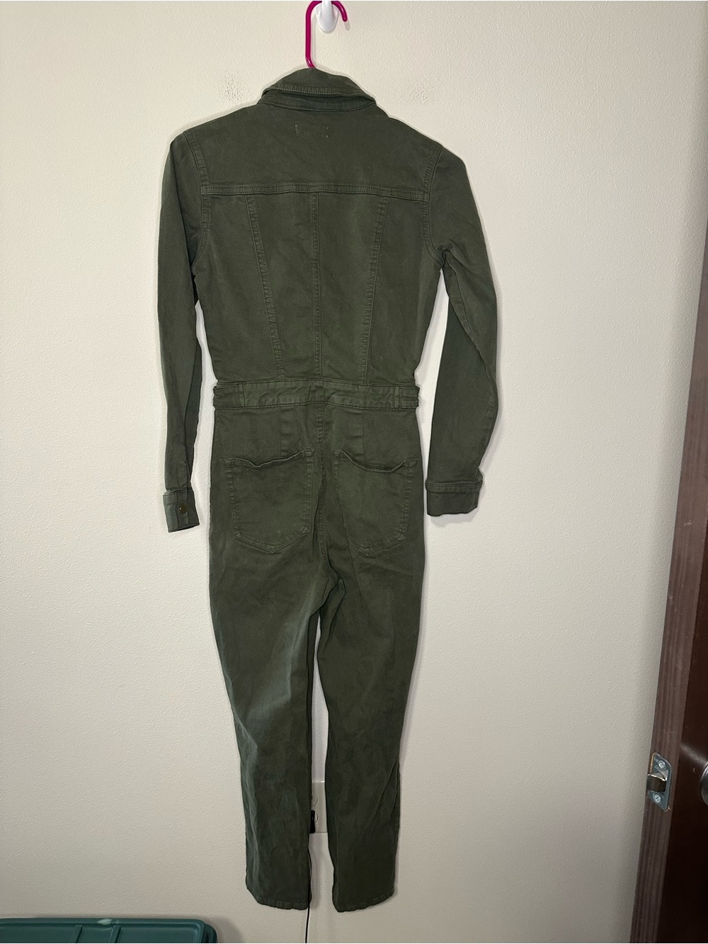Good American fit for success jumpsuit in fern green size 1 small - Picture 4 of 9
